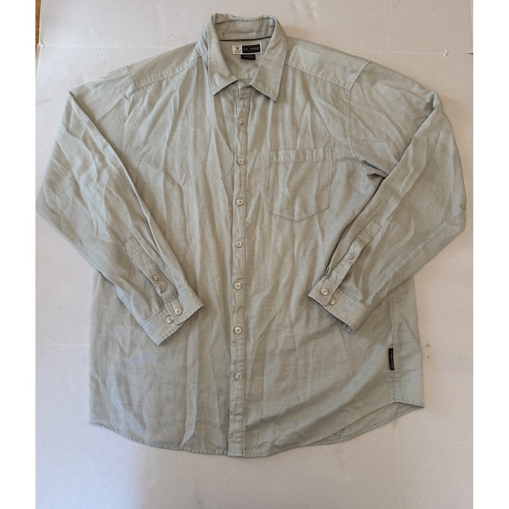 Exofficio Insect Shield Shirt Mens Extra Large Tan Long Sleeve Button Up‎